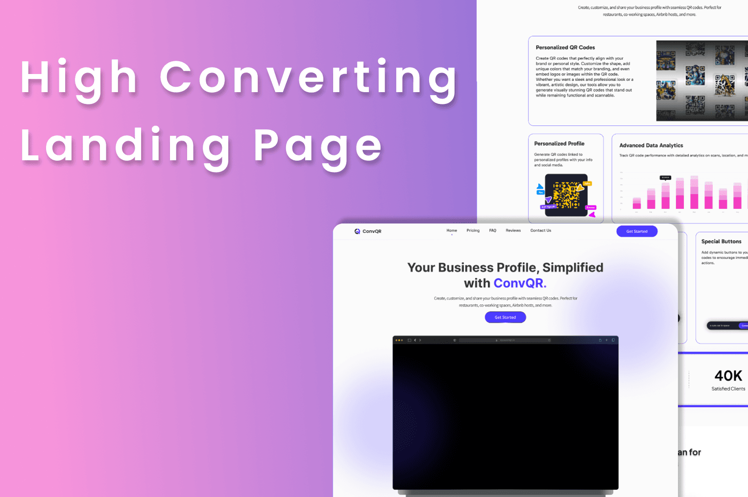 High-converting landing page example with conversion rate optimization elements